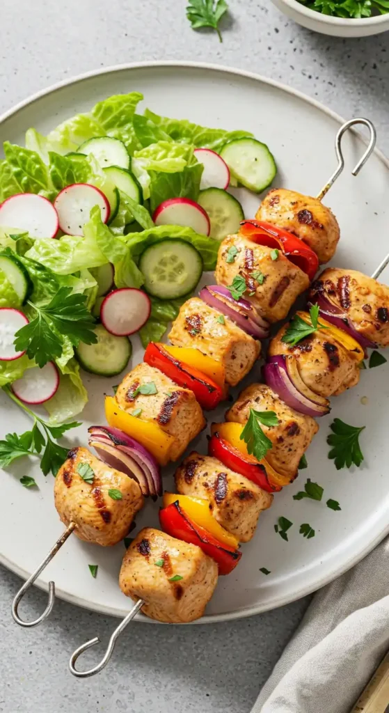 temps de cuisson brochette de poulet au four