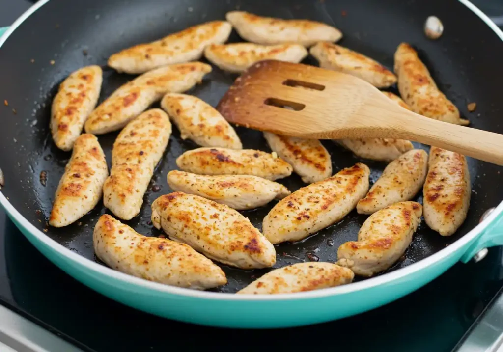nouille saute au poulet​