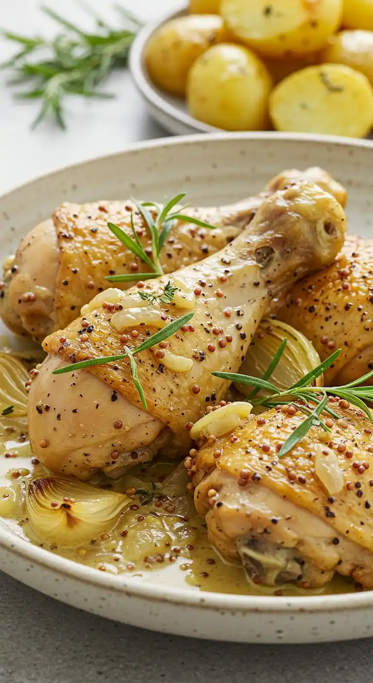poulet au moutarde​