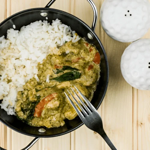 poulet curry vert​
