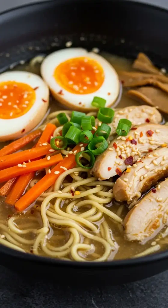 recette de ramen au poulet​