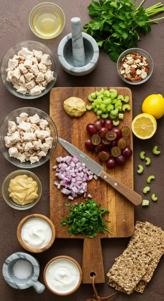 recette de salade de poulet froid​