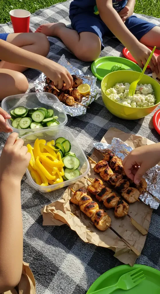 recette du kebab au poulet​