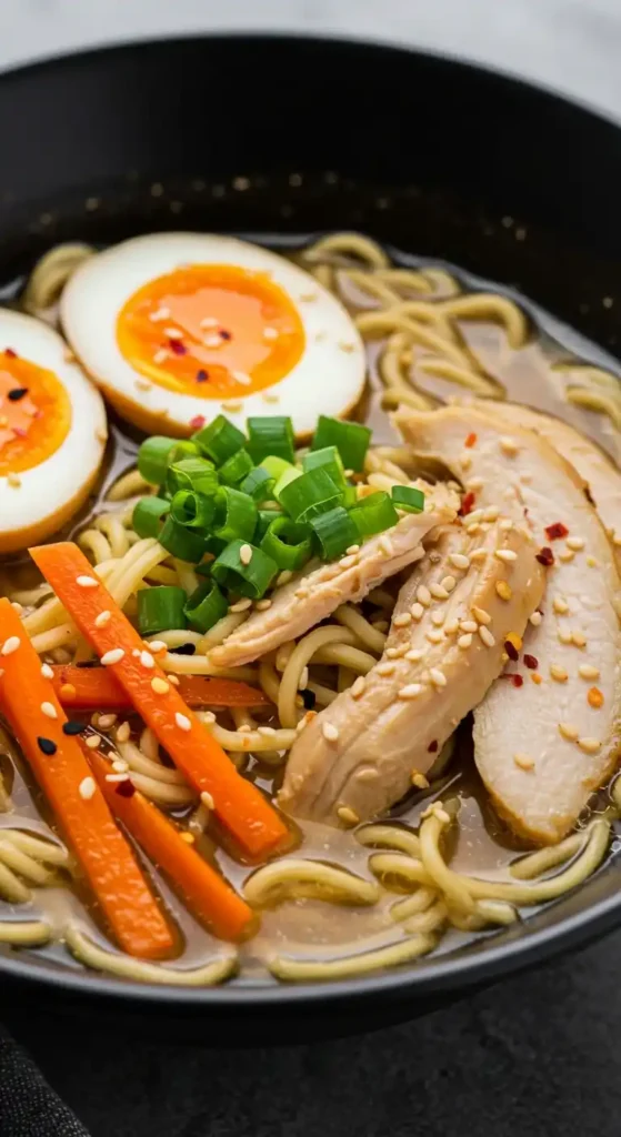 recette ramen au poulet​