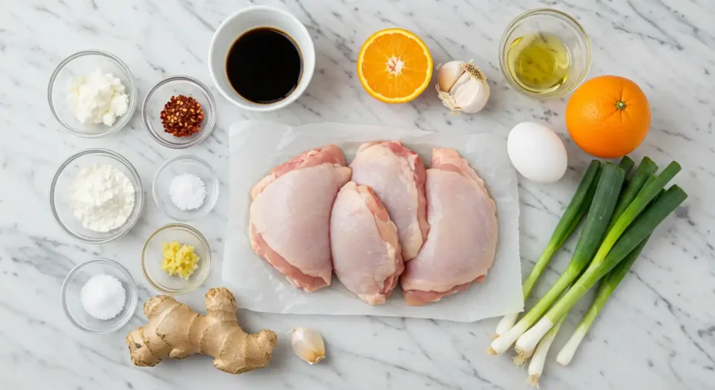 accompagnement poulet a lorange