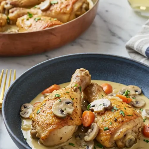 fricassé de poulet