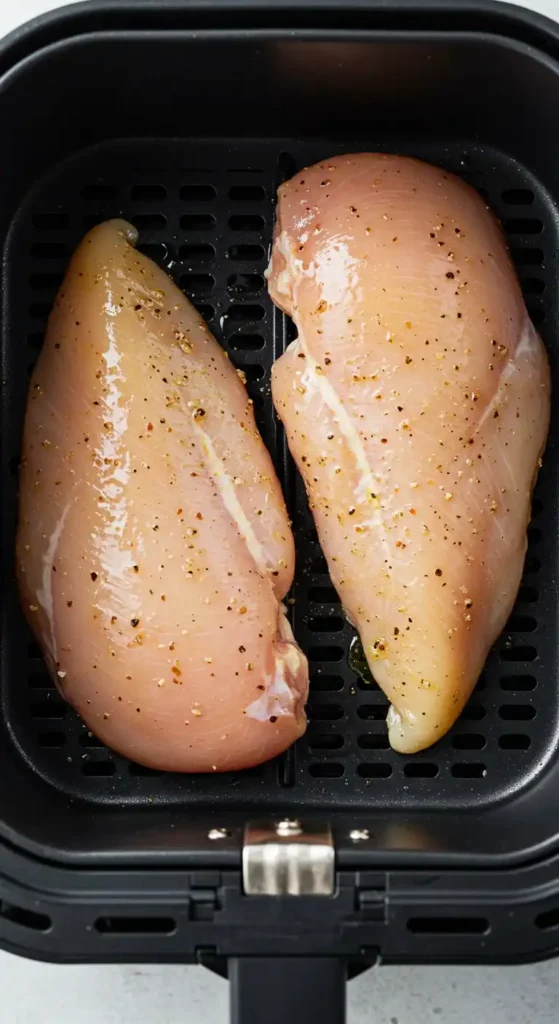poulet effiloche a la friteuse a air