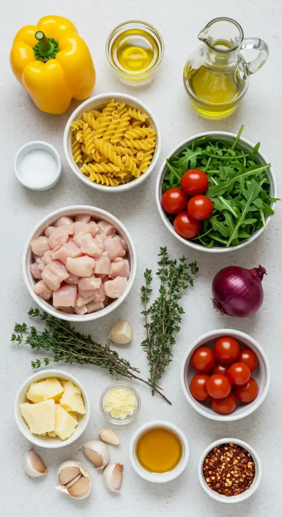 salade de pates poulet​